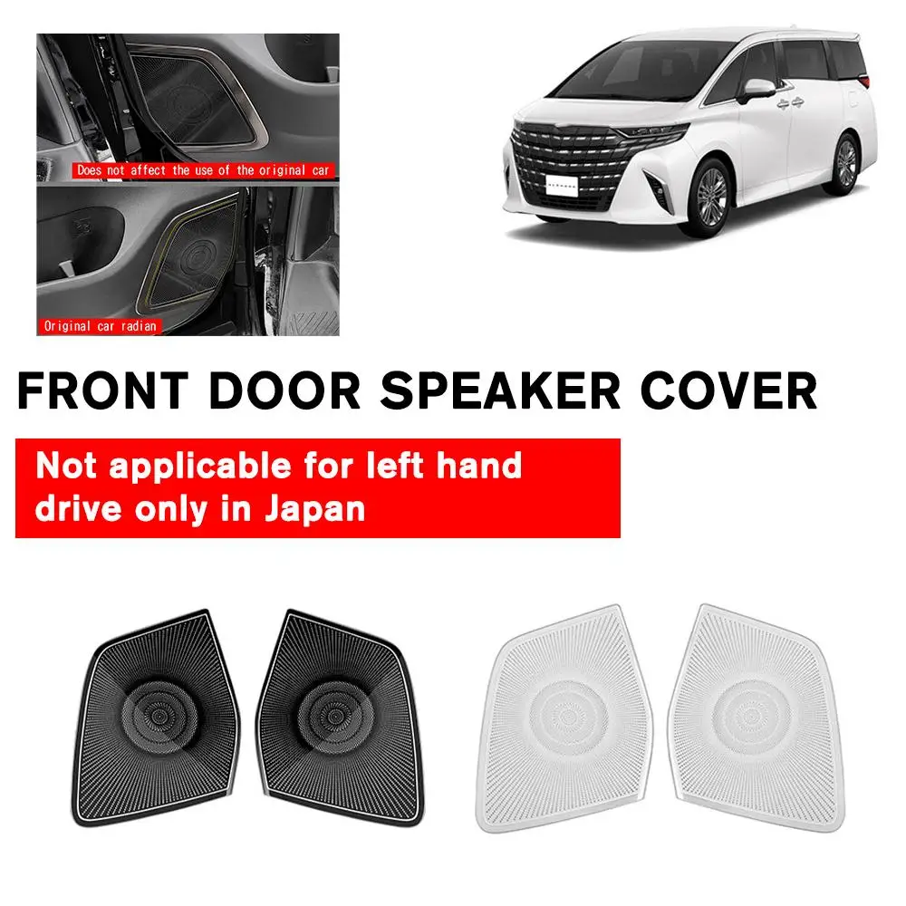 

for Toyota Alphard Vellfire 40 Series 2023+ Stainless Steel Front Door Horn Cover Left Driving Only T6D3