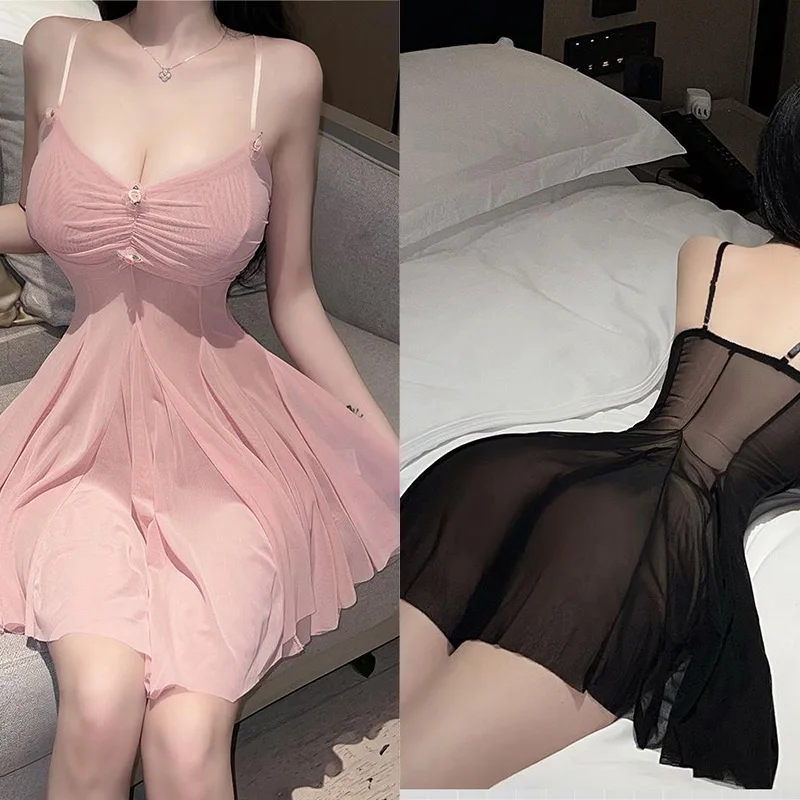 Женское латексное платье-трансвестит