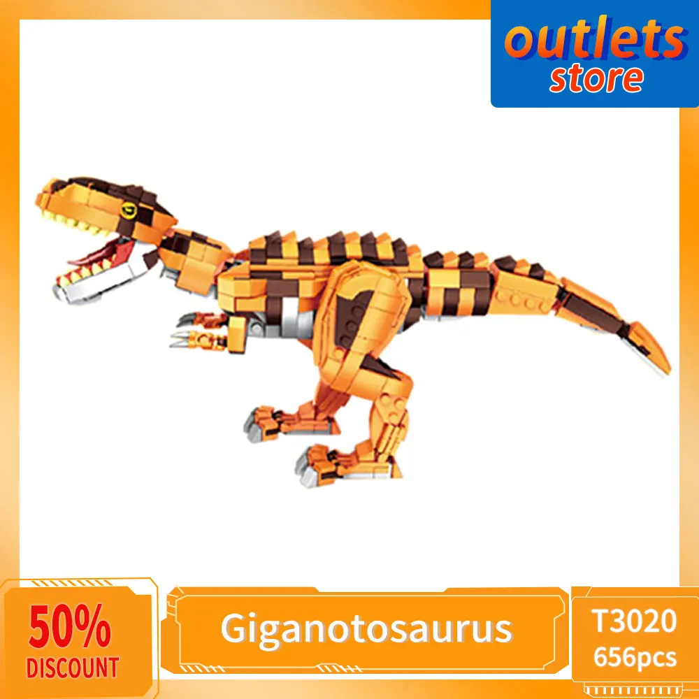 Творческие экспертные идеи T3020 гиганотозавр Брахиозавр велоцираптор динозавр