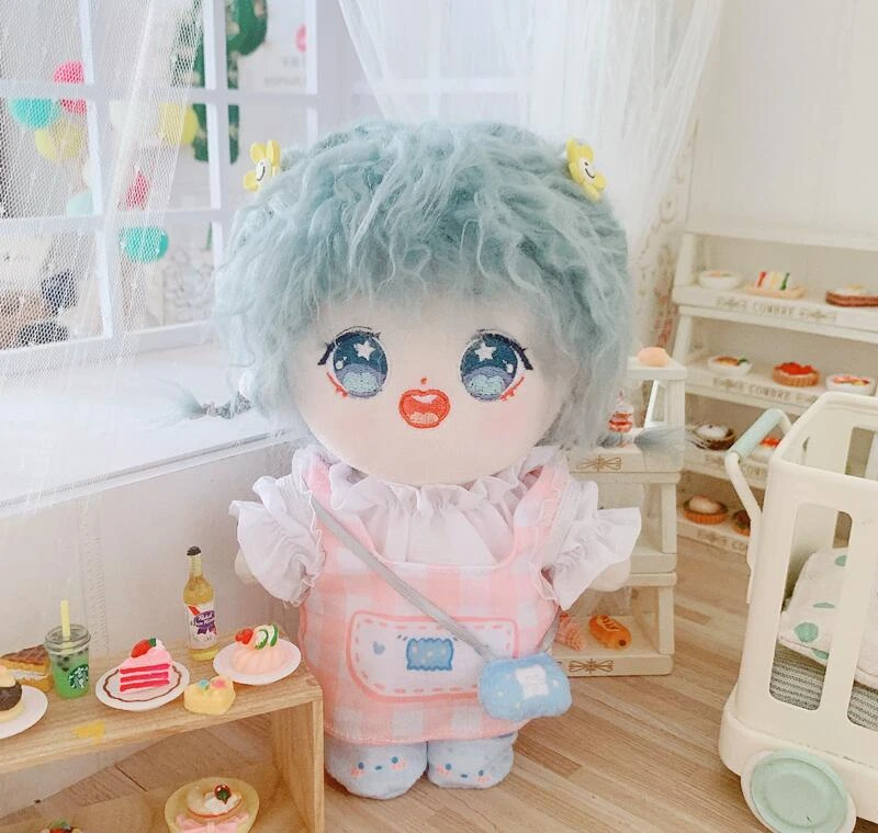 

[MYKPOP] KPOP Dolls Clothes & Accessories: Clothes 4pcs Set for 20cm / 8'' Dolls(without Doll) Fans Collection SC23032313