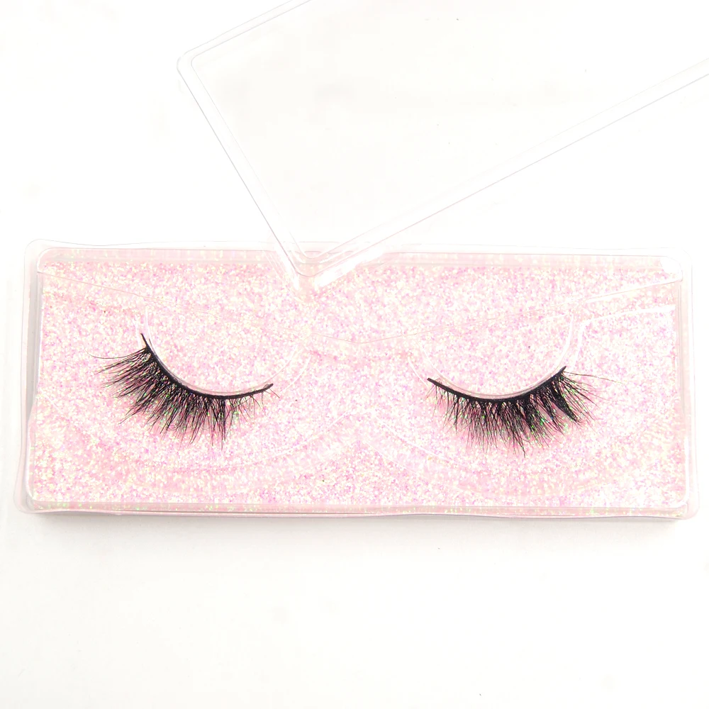 Goodobe 3D Настоящие норковые полунакладные ресницы Натуральные мягкие короткие