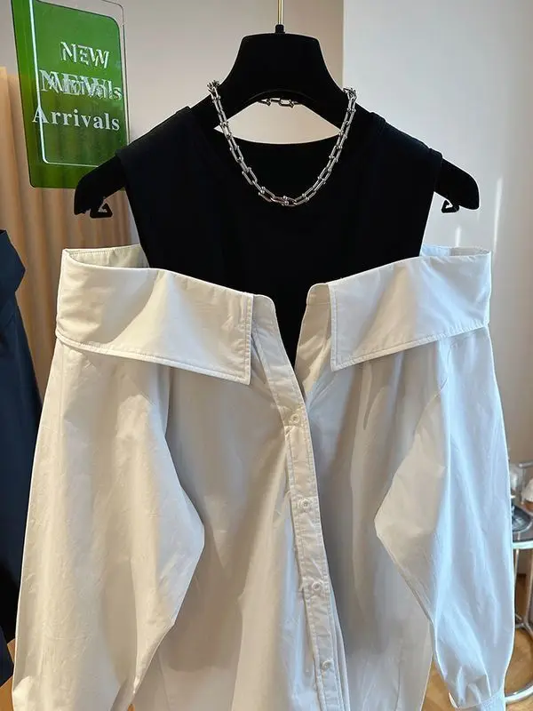 Блузка женская с открытыми плечами