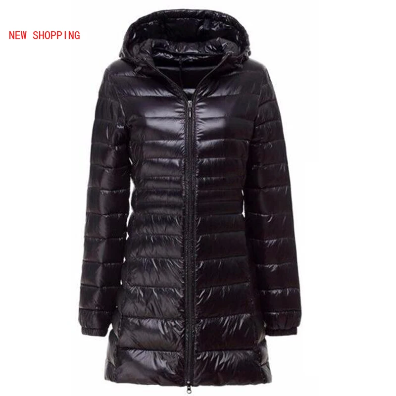 Winter Jacket Women New Arrival Hooded Parka Lightweight Down Long Jackets Chaqueta Mujer Autumn Coats Plus Size 6XL 7XL Clothes