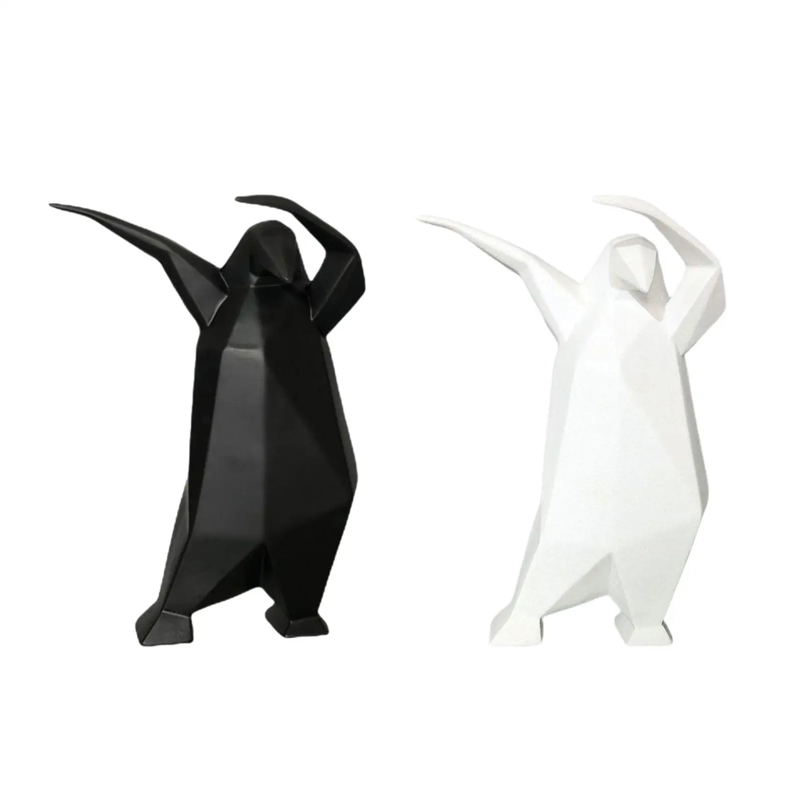 

Статуя пингвина из мультфильма с животными, Минималистичная креативная фигурка животного, Статуэтка из смолы для украшения прихожей