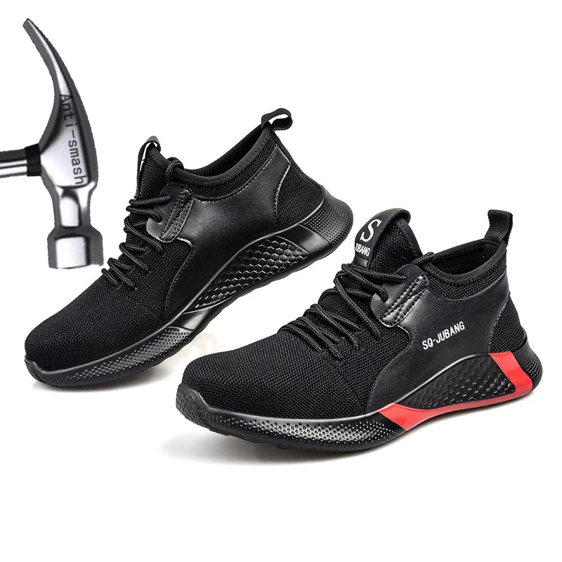 

Portable Breathable Work Shoes Safety Site Labor Protection Welder to Prevent Smashing and Piercing Labor Protection Shoes Man