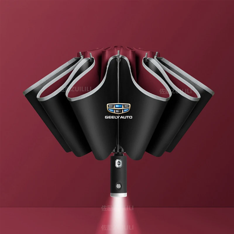 Фото Автомобильный складной ветрозащитный зонт от солнца для GEELY Geometry C Monjaro Coolray GX3 Atlas Boyue Emgrand EC7 EC8 GC6 GC9 №3