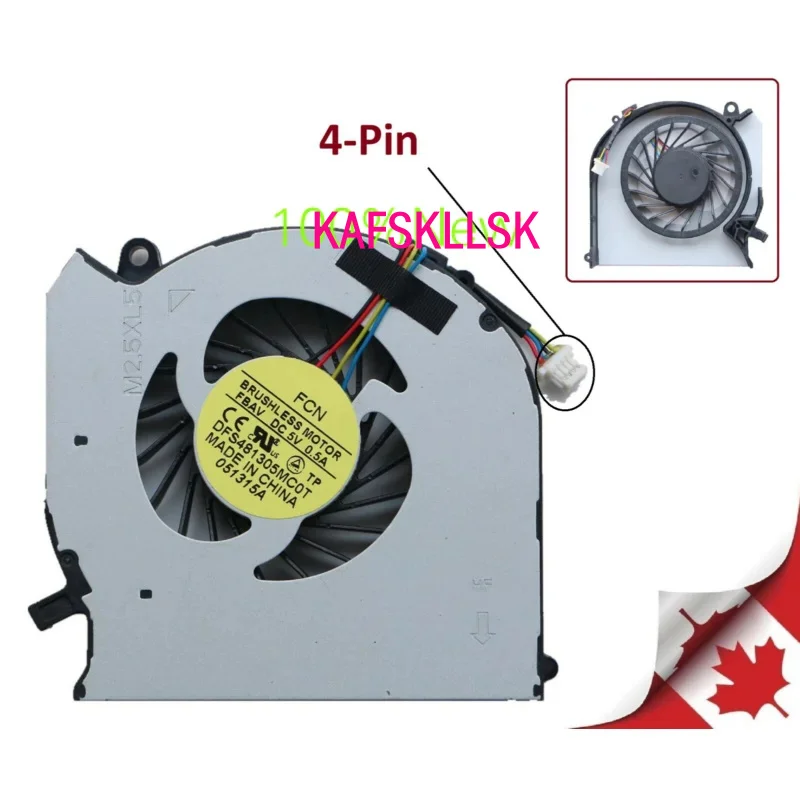 RW НОВЫЙ ДЛЯ HP DV6-7000 DV6-7002 DV6T-7000 DV7-7000 TPN-W108 682061 -001 ВЕНТИЛЯТОР ОХЛАЖДАЮЩИЙ ЦП