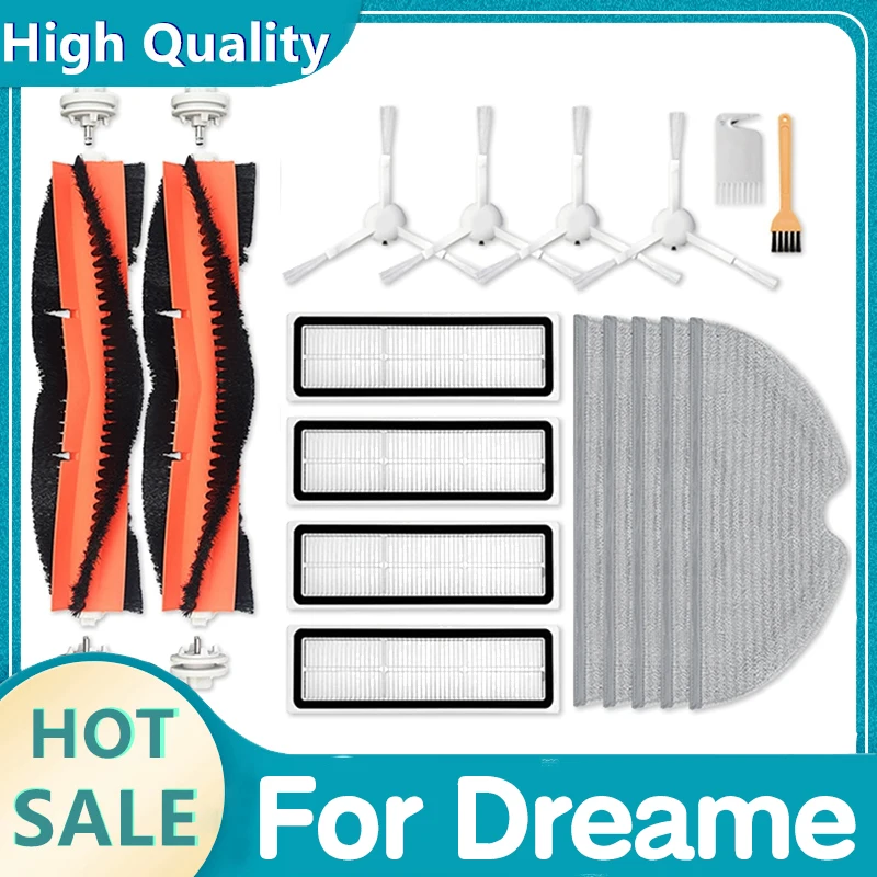 

For Xiaomi Dreame Bot L10 Pro D9 D9 Pro D9 Max Main/Side Brush Mop Cloths Hepa Filter Robotic Vacuum Cleaner