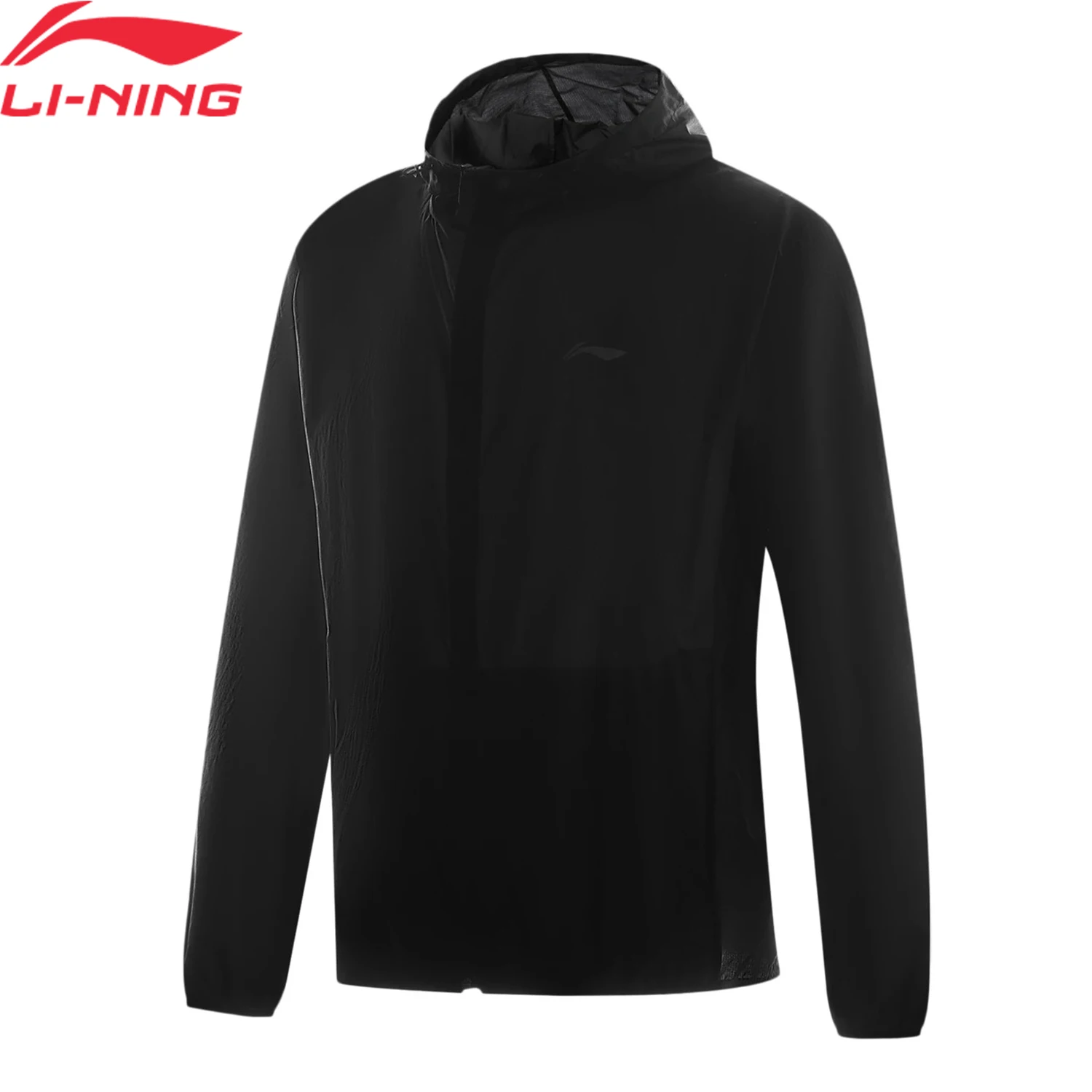 Мужская Спортивная ветровка Li-Ning с капюшоном, свободная куртка с ...