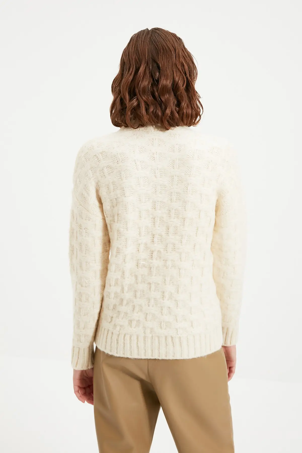 

Trendyol Upright Collar Knitwear Sweater TWOAW22KZ0963