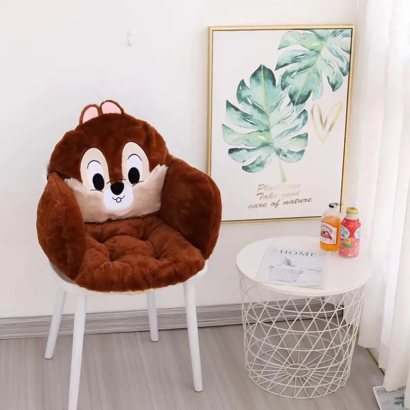 

Disney Stellalou Winter Plush Floor Seats Cartoon Shelliemay Office Warmth Lumbar Cushion Chair Pillow Children's Warming Seats
