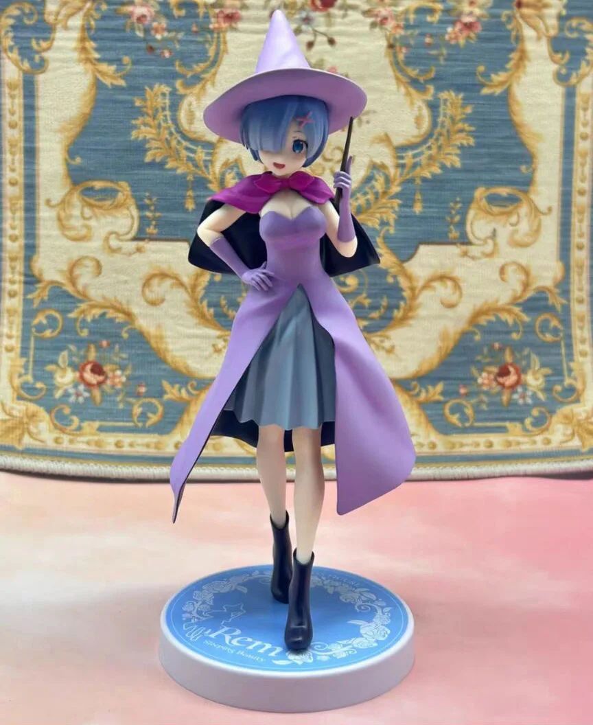 Без коробки 2024 в наличии японская оригинальная аниме-фигурка Рем-ведьма фигурка