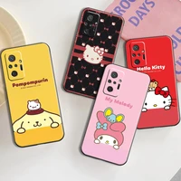 hello kitty takara tomy phone case for xiaomi redmi note 9 7 7a 9t 9a 9c 9s 9 8 pro 8t 8 2021 5g coque silicone cover funda