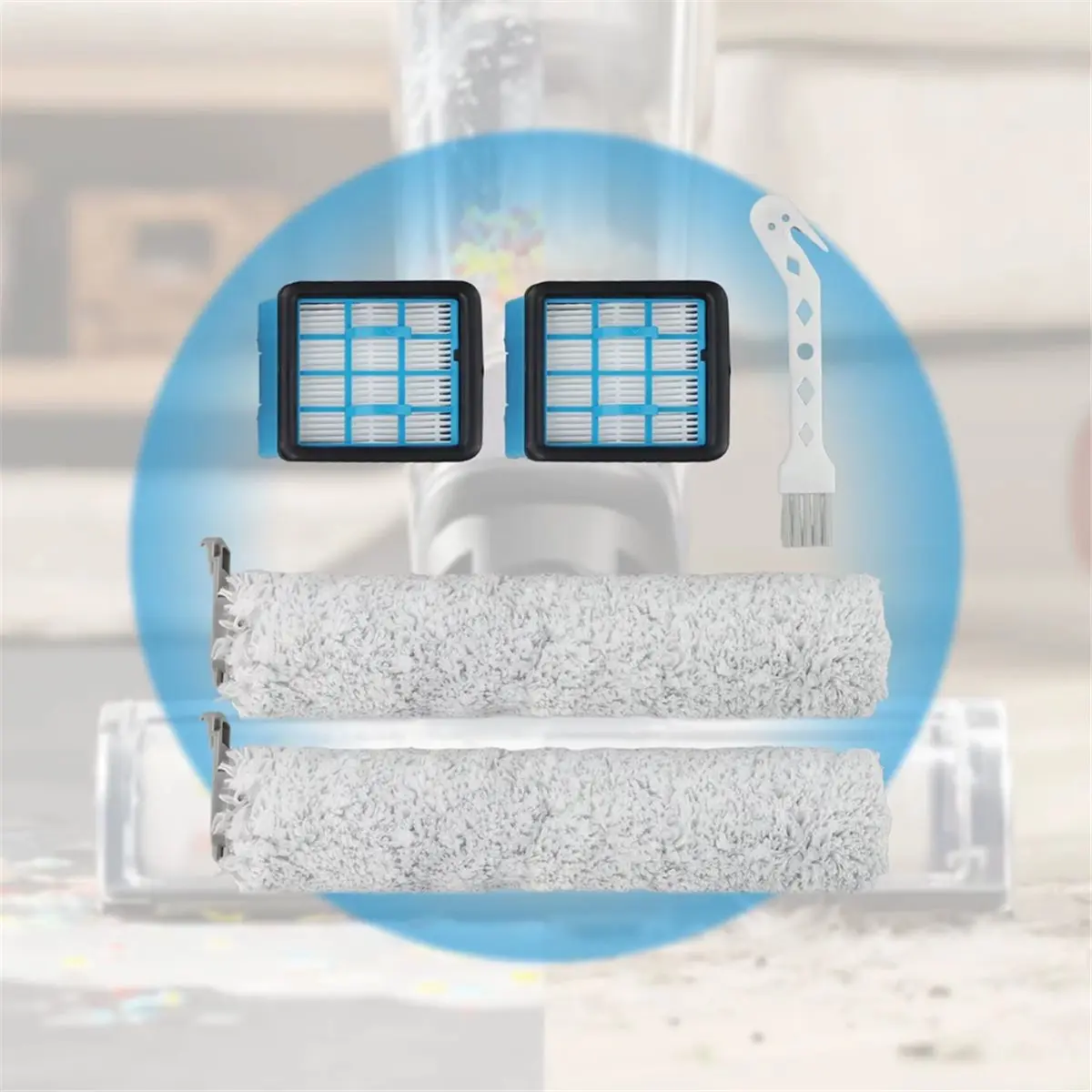 Фото Аксессуары для пылесосов Bissell CrossWave Omni Force 3912N/4046/3882: сменная роликовая щетка и HEPA-фильтры №3