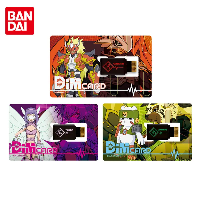 

Bandai Digimon Adventure WOLFMON BLITZMON LOUWEMON AGNIMON FAIRIMON CHACKMON Anime Action Figure Life Bracelet DIM Card Ex3 Toys