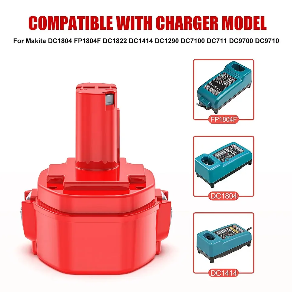 Аккумулятор для Makita 14 4 V 4000mAh 3000mAh 6000mA Ni-MH Power Tools