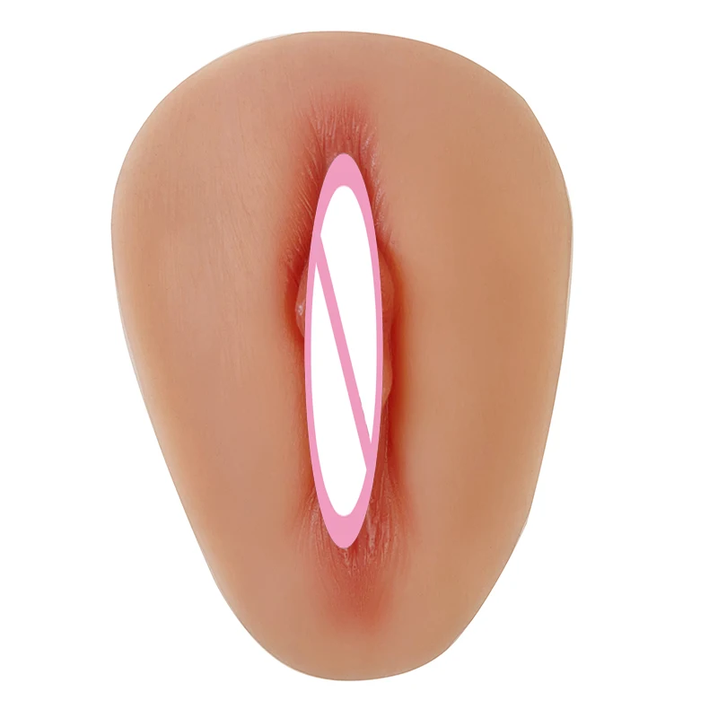 Подлинные силиконовые прокладки для пальцев верблюдов Скрыть Gaff Pussy Поддельные