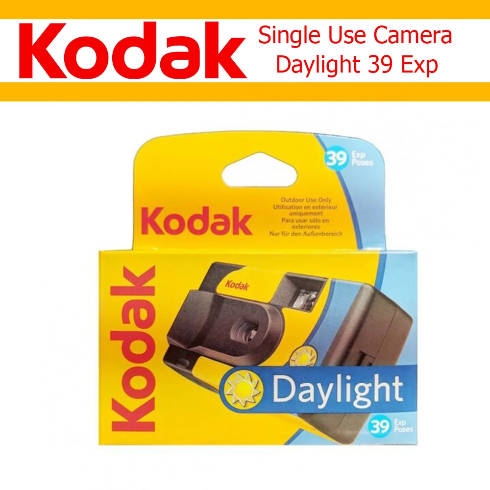 

Kodak 39 Photo Daylight Disposable Disposable Film Camera Point-and-Point Camera ACE Birthday Gift (Expiration Date 2022-9)
