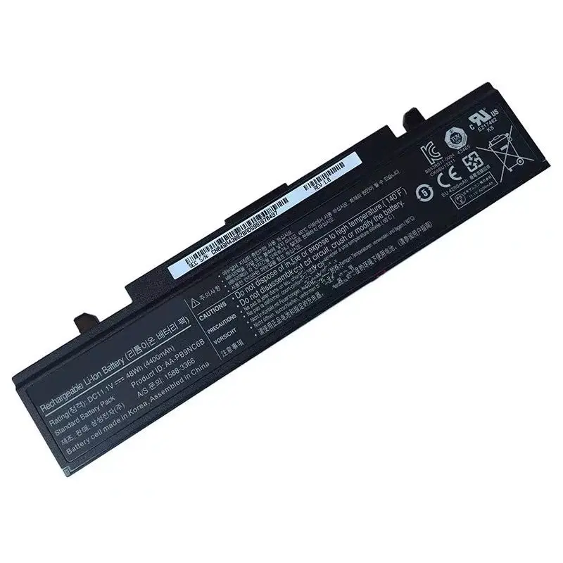 Фото Аккумулятор для ноутбуков Samsung R428 R429 R430 R467 R468 R469 R505 R528 RV411 (модели AA-PB9NC6B, AA-PB9NC6W, AA-PB9NS6B, AA-PB9NS6W), 11.1В, 48Втч №1