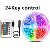 5m led light strip usb bluetooth remote control waterproof flexible 5v lamp tape rgb home decor party tv background mood lights