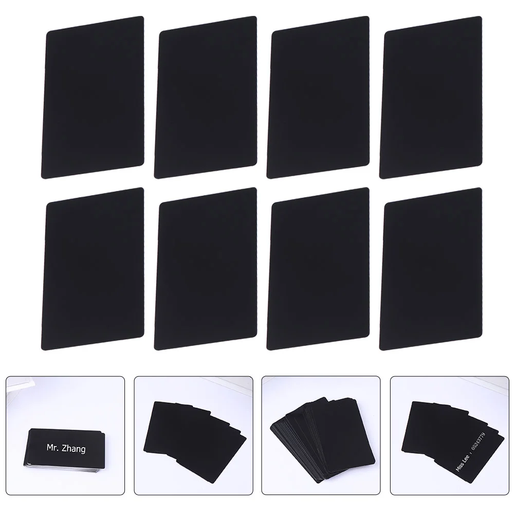 

100pcs Metal Business Name Cards 02mm Aluminium Sheet DIY Blank Name Cards Visit