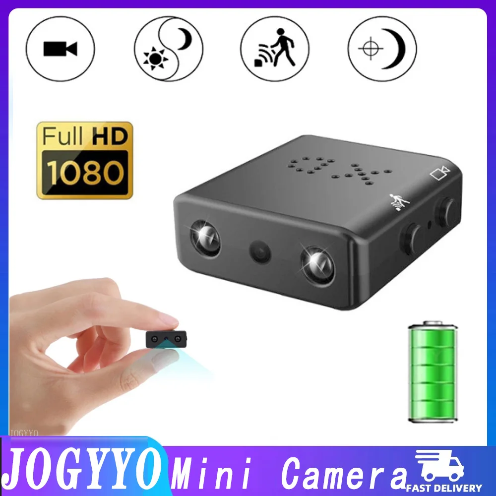 

HD 1080P мини DV видеокамера XD Умный дом Безопасность инфракрасное ночное видение Обнаружение движения Аудио рекордер поддержка Скрытая TF карт...