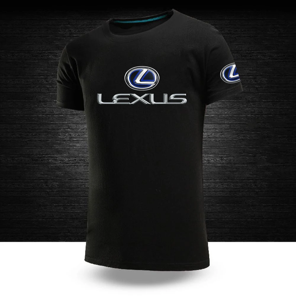 

2022 Lexus Summer Brand Cotton mens T-shirt Short-sleeve Man Short Sleeve Men T-shirts For Male Custom Tops