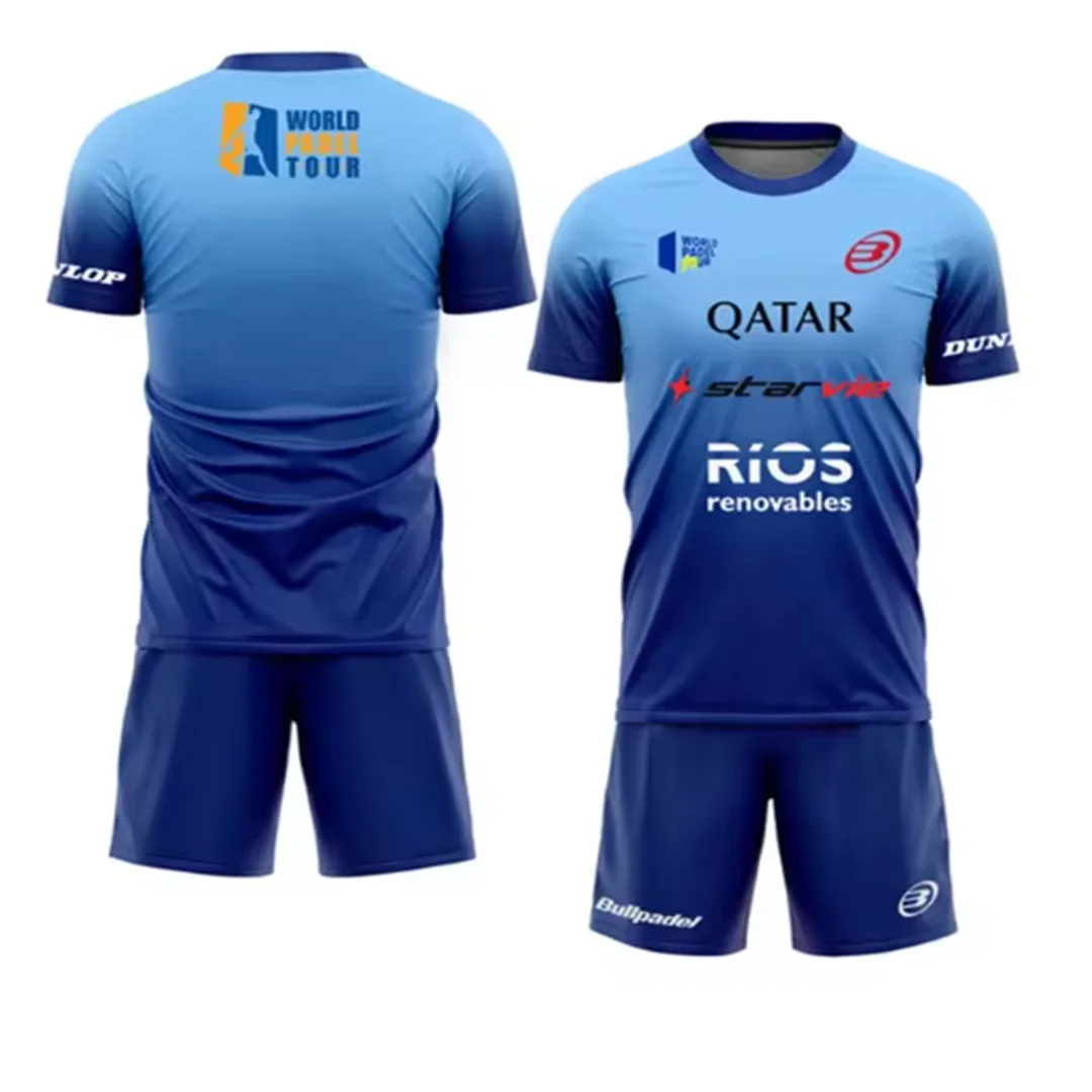 Мужской Теннисный Тренировочный Комплект Быстросохнущая Летняя Спортивная