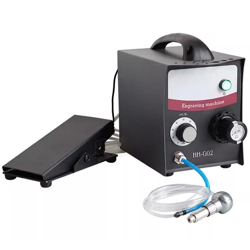HH-G02 110 В/220 В Высококачественная одноголовочная пневматическая гравировальная