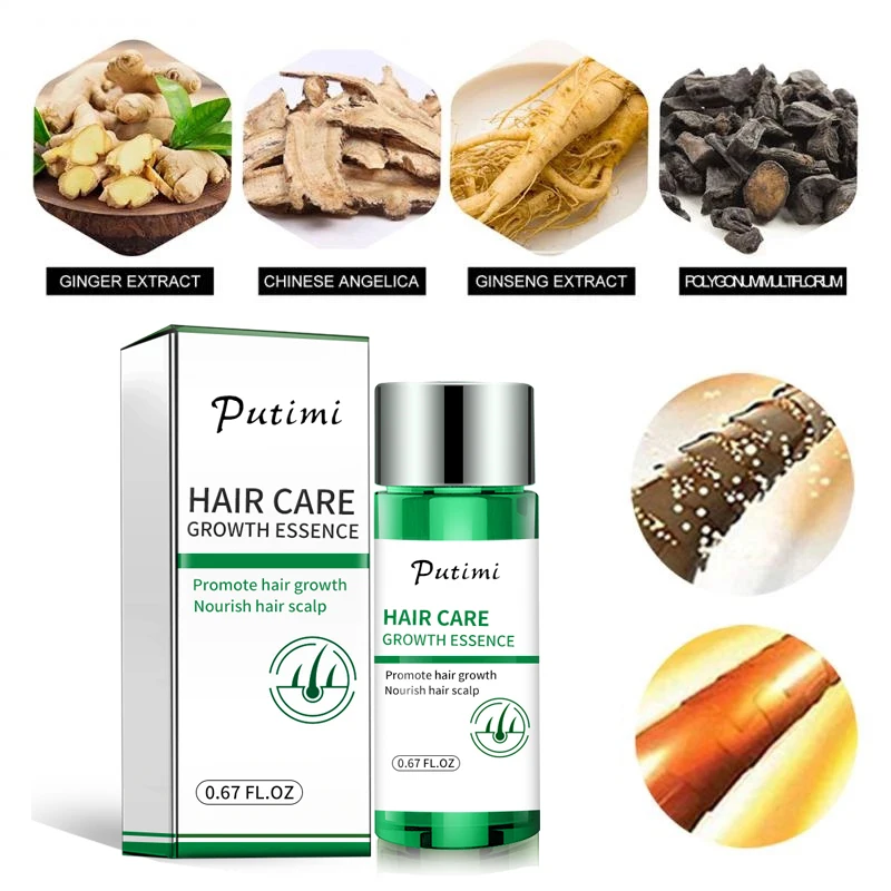Эффективная Сыворотка для роста волос раньше эссенция предотвращает облысение