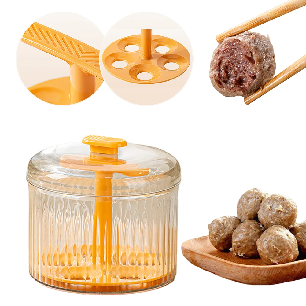 Полупрозрачная ручная машина для приготовления фрикаделек устройство круглых