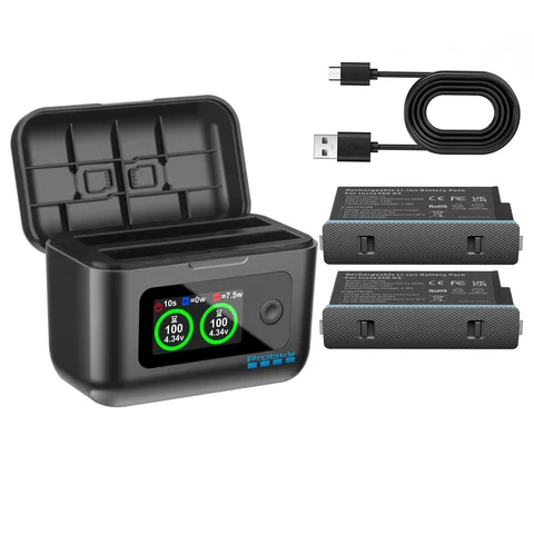 Для Insta360 X5 аккумулятор 2850 мАч быстрое зарядное устройство-концентратор силовые аксессуары для Insta 360 ONE X 5