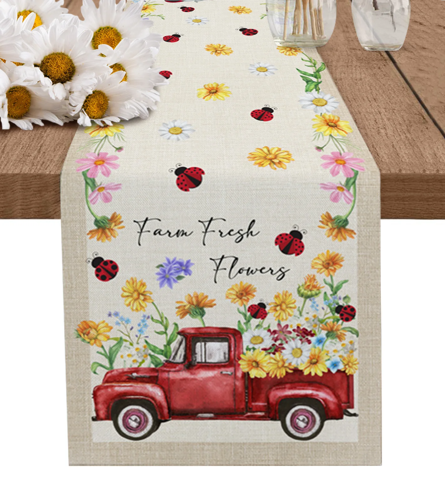 

Скатерть «божья коровка» для гостиной и кухни