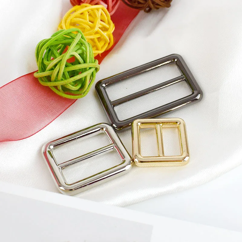 20pcs Meetee 16/20/26/32/38/50mm Metal Buckles Adjuster Tri-Glide Slider for Backpack Web Strap DIY Bag Accessory Leather Craft | Дом и сад