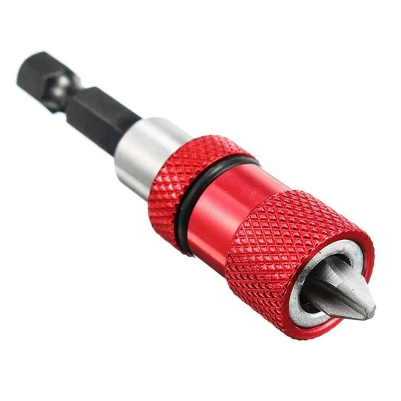 

Adjustable Screw Depth Magnetic Screwdriver Bit Holder 1/4 Inch Hex Driver With 5Pcs PH2 Scewdriver Bits