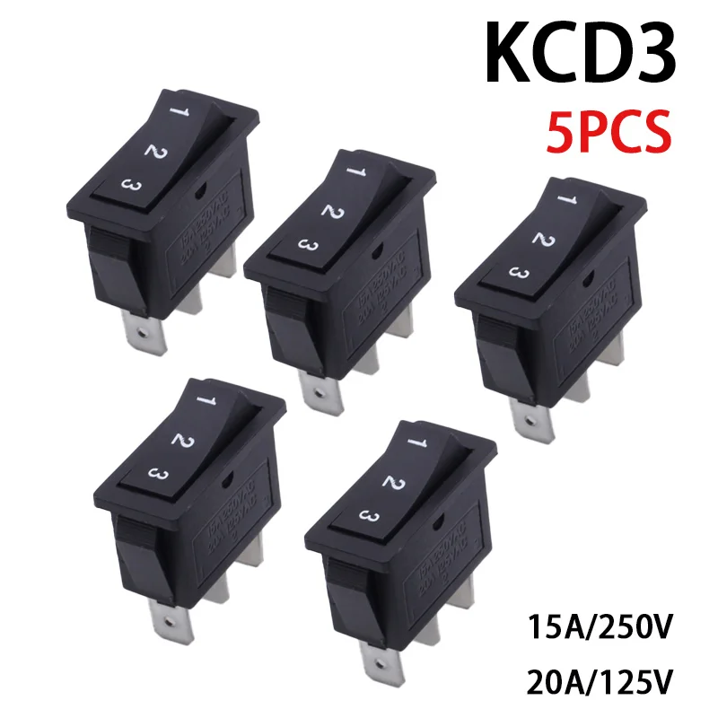 5 шт. пластиковый корабельный переключатель AEVYVKV KCD3