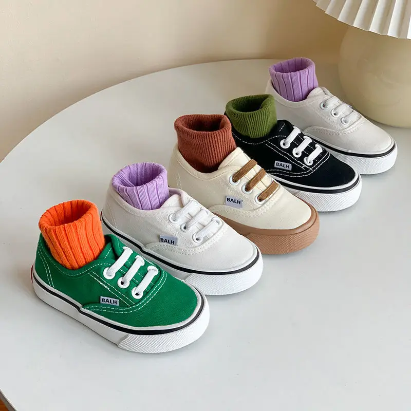 

Canvas Shoes Children Classical Lace Up Shoes New Autumn Sneakers Big Kid Sport Shoe School Shoes for Teen Girls