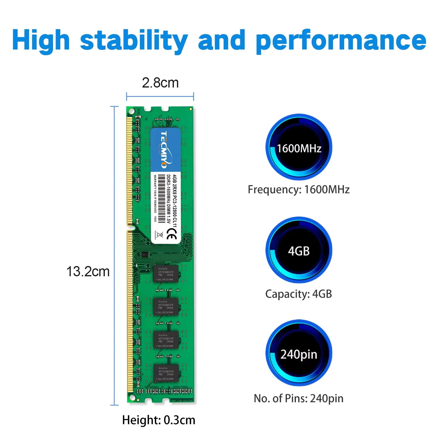Настольная оперативная память Super 8 ГБ DDR3 DDR3L 1600 МГц 1333 PC3-12800U PC3-10600U 4 DIMM 1 5 В 35 2RX8