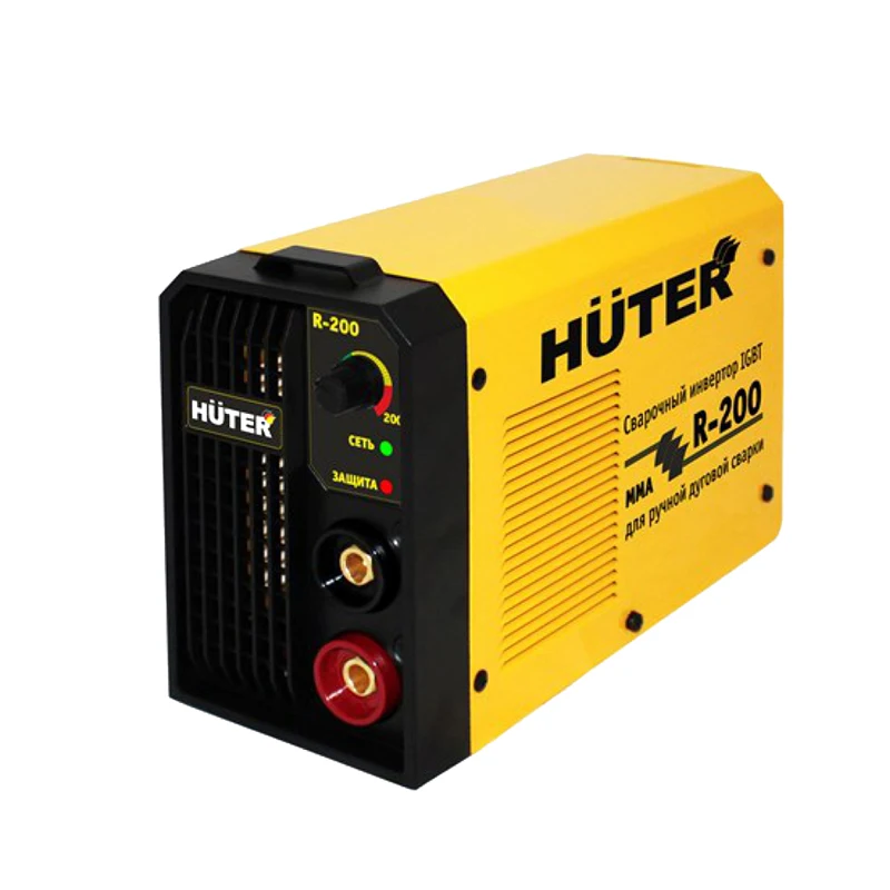 Аппарат сварочный инверторный HUTER R-200 (Диапазон тока от 10 до 200 А работа при