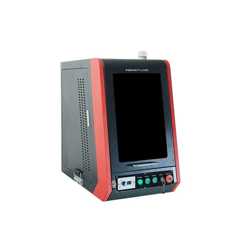 Волоконно-Лазерная гравировальная маркировочная машина без пыли с закрытой