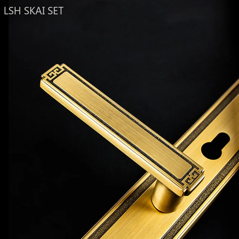 Китайский медный Магнитный бесшумный дверной замок высокого качества бытовой