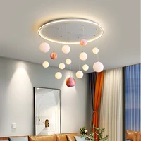 nordic glass loft led ceiling lights for living room bedroom study room shops use modern led ceiling lamp for baby kids bedroom