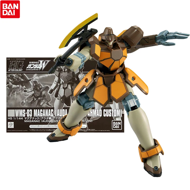 

Оригинальная модель Bandai Gundam в комплекте, аниме фигурка HG 1/144 WMS-03 Maganac Auda, персонализированная Аниме Фигурка Gunpla, игрушки для детей