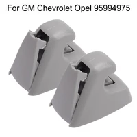 2pcs gray sun visor support clip holder hanger sun visor clip cruze sonic spark for gm 95994975