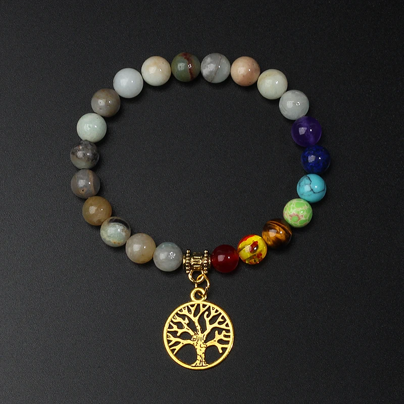 Женский/мужской браслет для йоги 7 чакр |