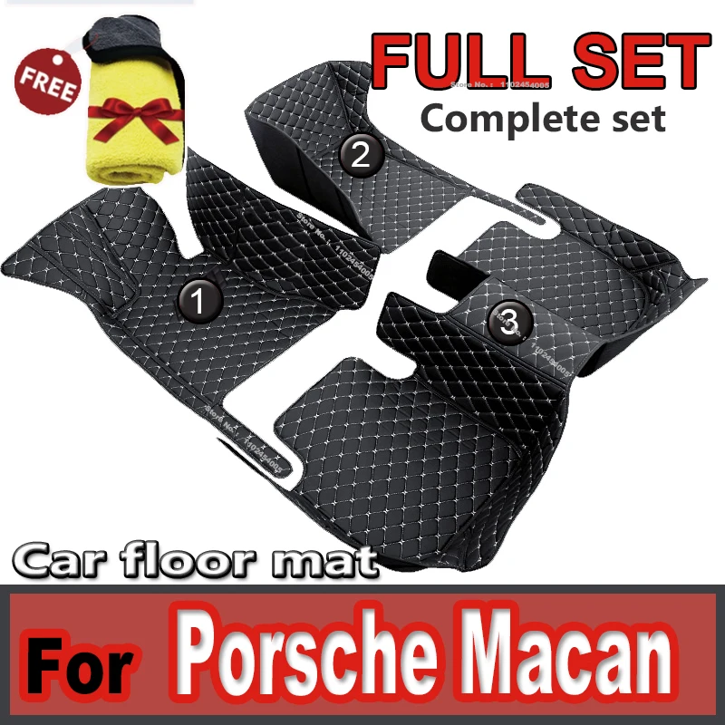 

Car floor mats for Porsche Macan 2014 2015 2016 2017 2018 2019 2020 Custom auto foot Pads automobile carpet cover