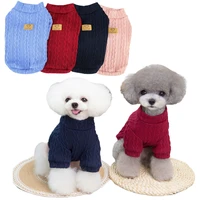 warm pet dog sweaters for small medium dogs clothing puppy cats vest chihuahua yorkie french bulldog costumes pets supplies