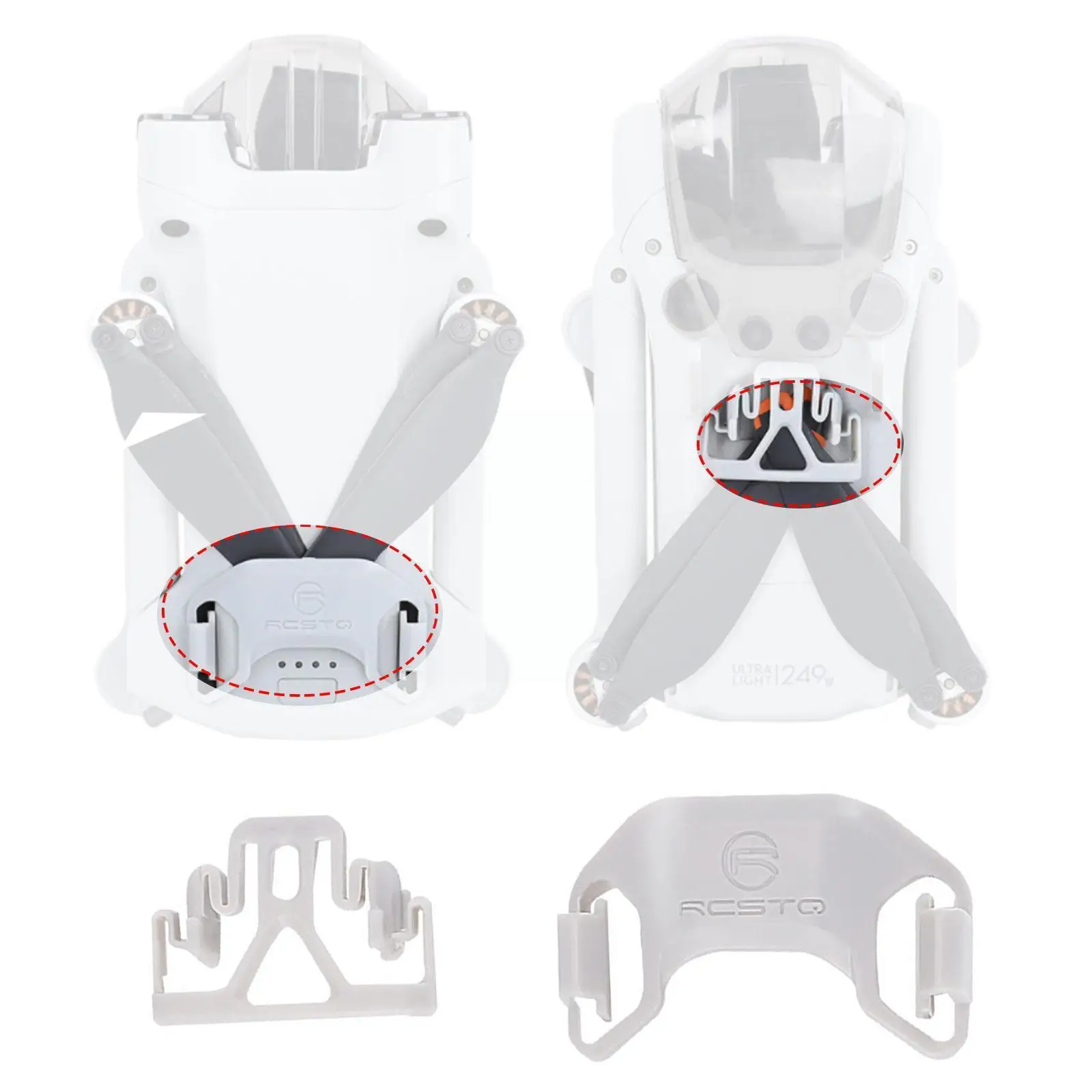 

Держатель пропеллера Mini 3 Pro фиксированные стабилизаторы защитный ремешок для лопастей для мини 3 Pro Аксессуары для дрона W9r1