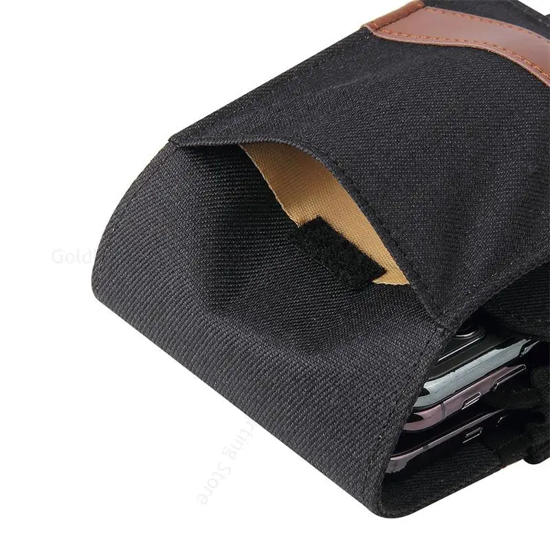 universal oxford cloth leather phone pouch for infinix hot 12i 11 2022 11s 10i 10t 10s nfc 10 play belt clip flip case waist bag free global shipping