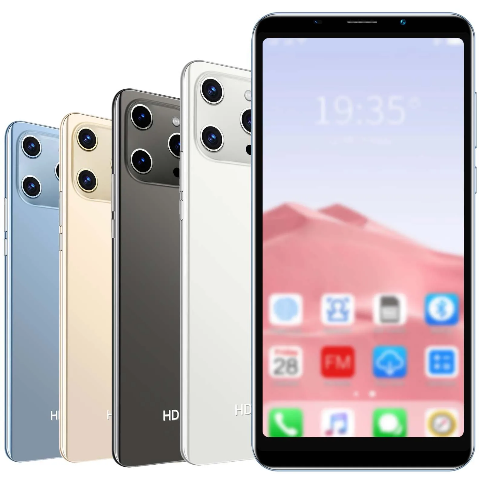 Недорогие смартфоны 2021 на Android 5 дюймов дисплей смартфона оперативная память 2 ГБ +